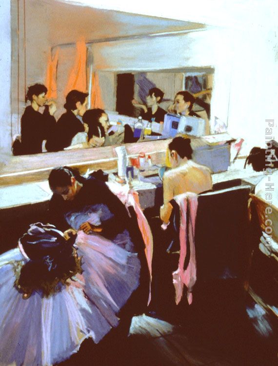 Dressing Room painting - Rhoda Yanow Dressing Room art painting